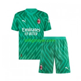 Billige Fotballdrakter AC Milan Keeper Barn Hjemmedraktsett 2023/24 Kortermet